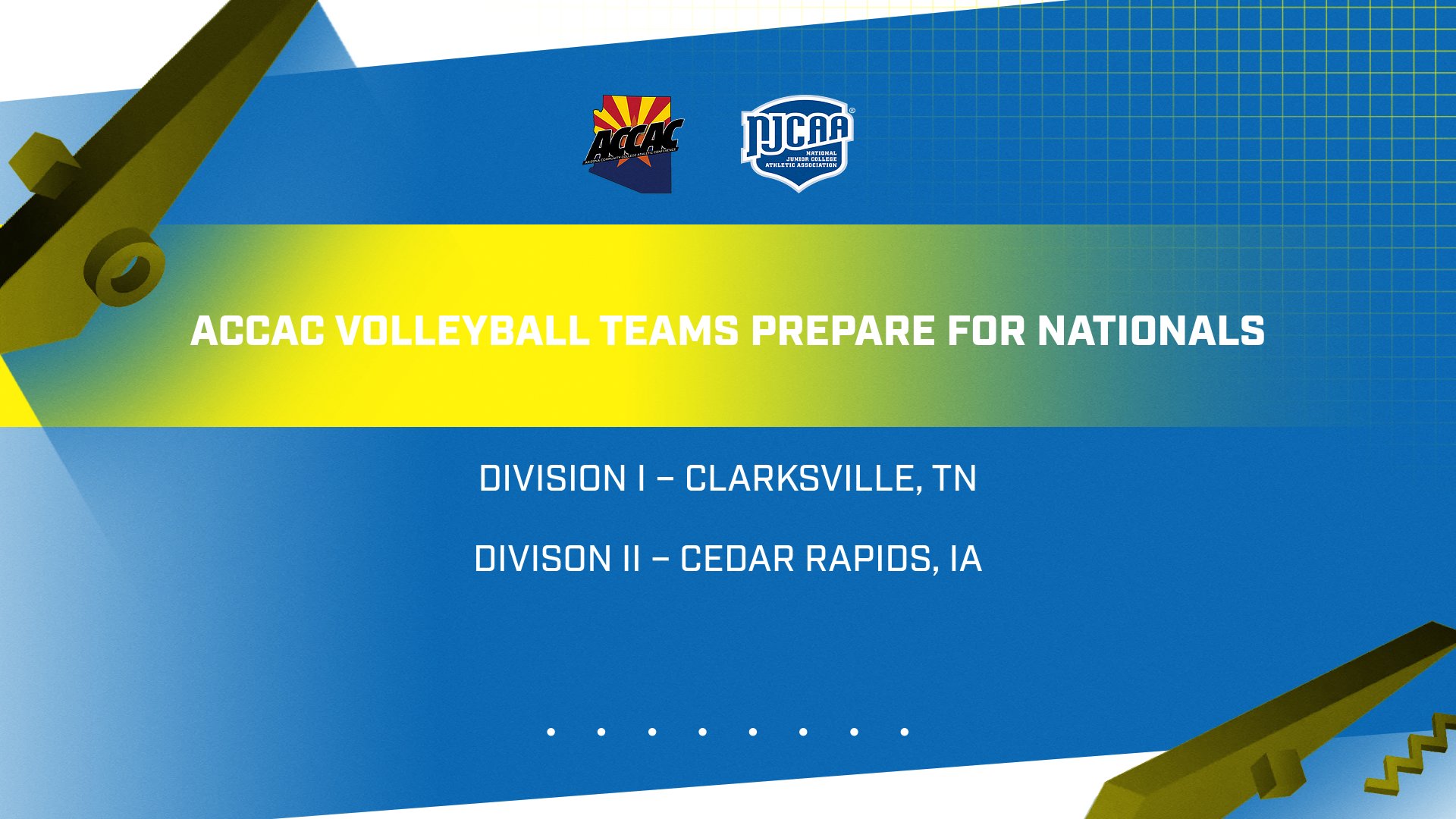 Photo: ACCAC Volleyball Teams Finalize Seeds for National Championships